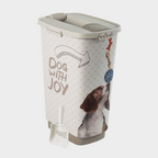 Recipiente de comida de 10–12 kg de ração + conjunto de colheres