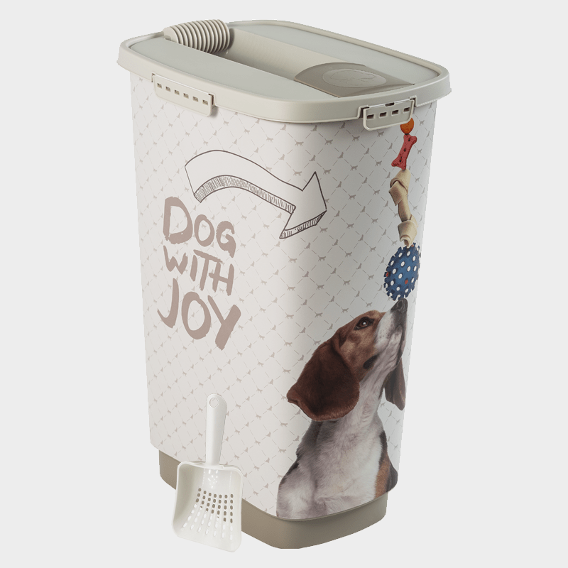 Contenedor de Comida de 25–30 kg de pienso + Juego de Cucharas