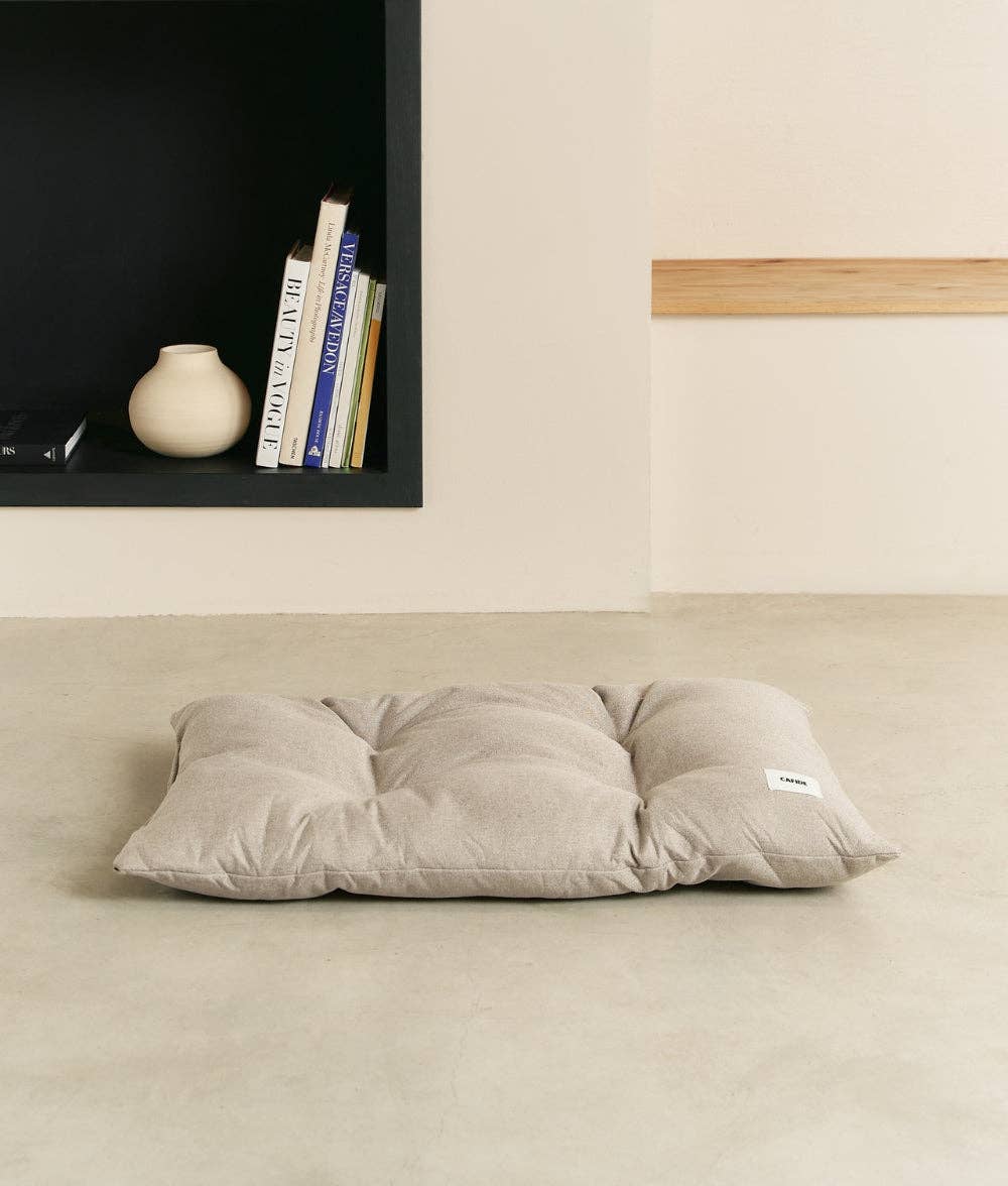 Almofada de cama para cachorro bege, Bela