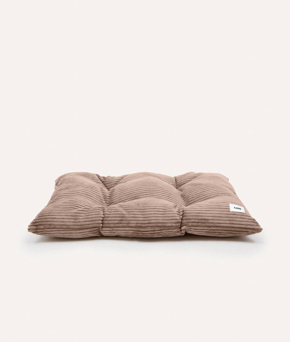 Almofada de cama para cachorro de veludo bege, Bela