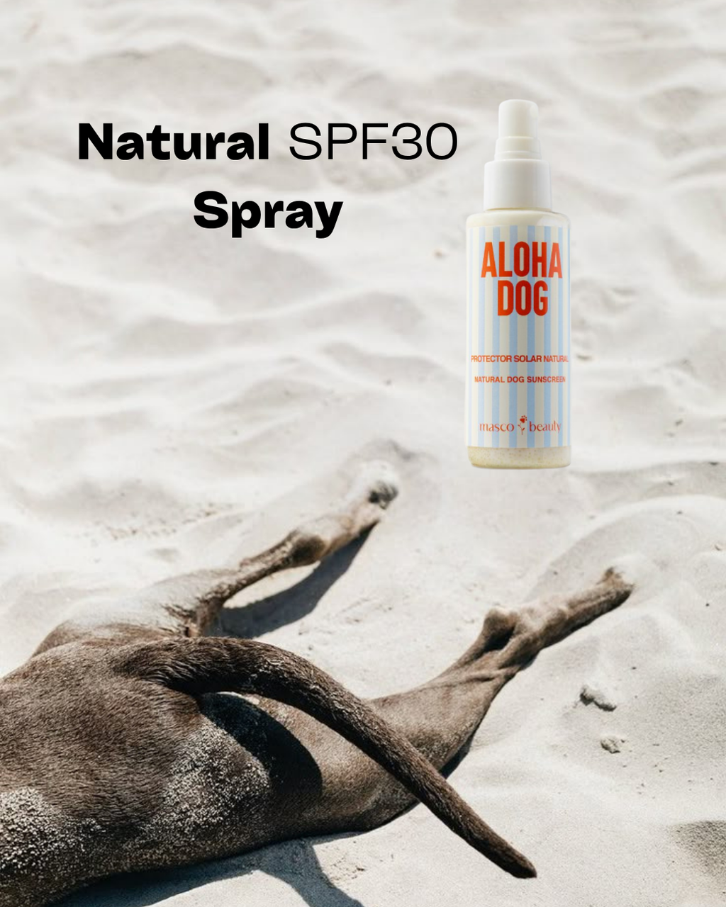 ALOHA DOG – Protector Solar Natural SPF 30 para Perros