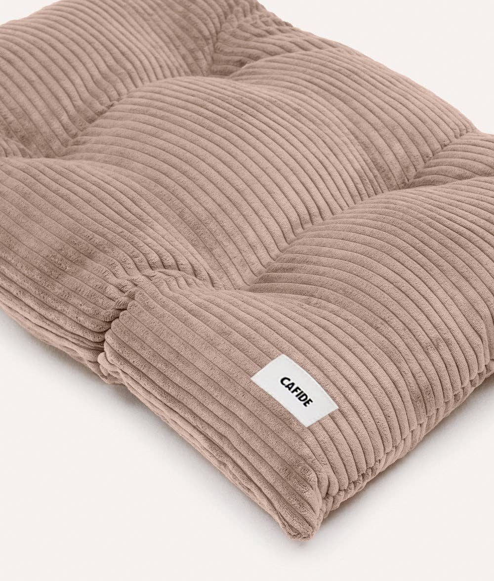 Almofada de cama para cachorro de veludo bege, Bela