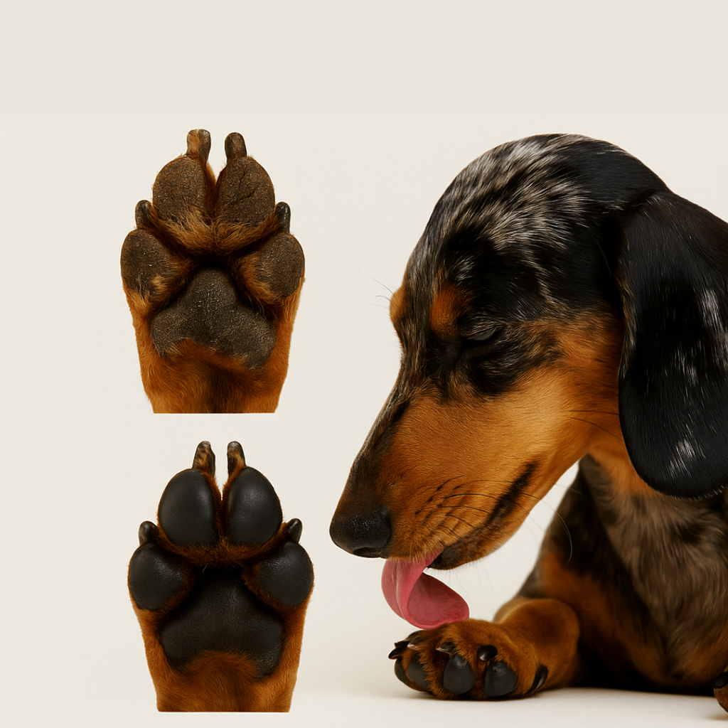 Mousse bálsamo para almohadillas de perros